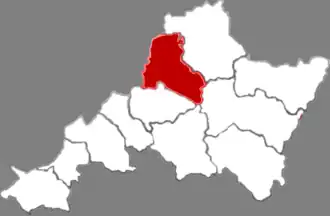 Юйцы на карте