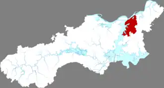 Хукоу на карте