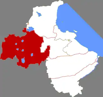 Дунхай на карте