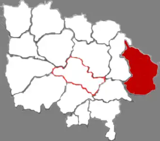 Аньцзэ на карте