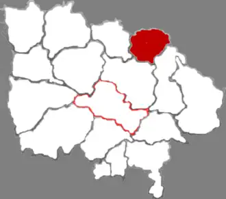 Хочжоу на карте