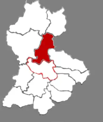 Фаншань на карте