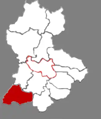 Шилоу на карте