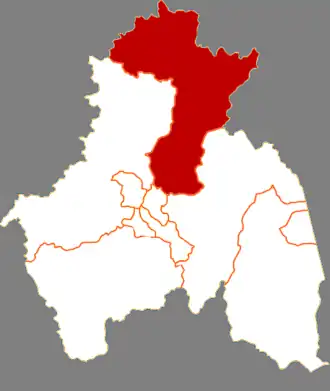 Линькоу на карте