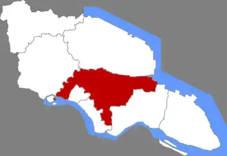 Тунчжоу на карте