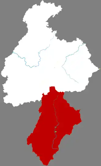 Ляньхуа на карте