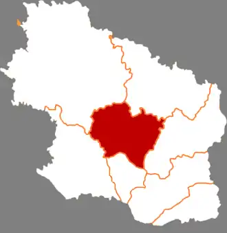 Цинчэн на карте