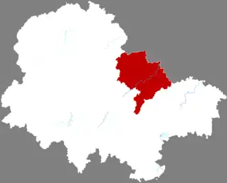 Шасянь на карте