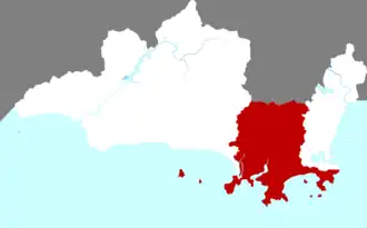 Цзиян на карте