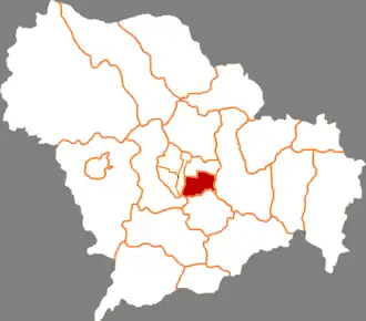 Юйхуа на карте