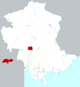 Лунань на карте