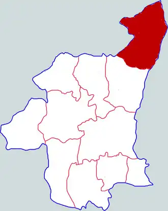 Ханьчэн на карте