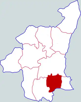 Хуаинь на карте