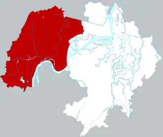 Увэй на карте