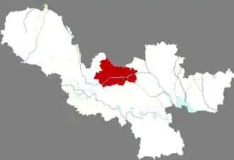 Цзяван на карте