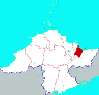 Лайшань на карте