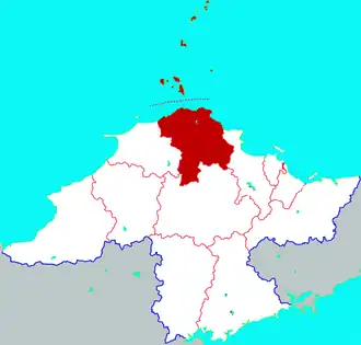 Пэнлай на карте