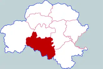 Цюэшань на карте