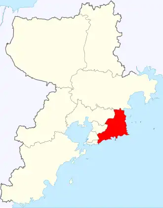 Лаошань на карте