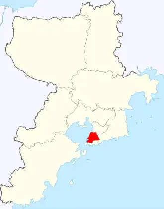 Шибэй на карте