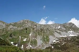 Вид на перевал с Вейссенбодена