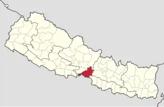 Читван на карте