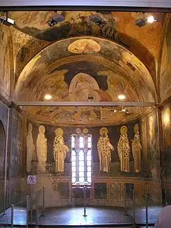 Вид алтарного придела церкви Хора