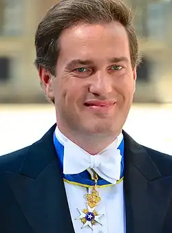 Кристофер О’Нилл на свадебной церемонии 8 июня 2013 года