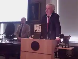 Кристофер де Амель, 6 июня 2017 года, публичная лекция о библиотеке Томаса Бекета