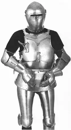 Ранний миланский доспех. Около 1410 года