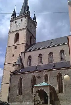 Вид на церковь Вознесения Девы Марии