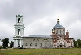 Преображенская церковь в селе Квашёнки