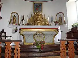 Интерьер церкви Нотр-Дам