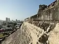 Вид на Картагену с крепостной стены