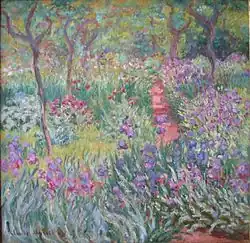 Le Jardin de l'artiste à Giverny, 1900, Художественная галерея Йельского университета