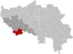 Расположение муниципалитета на карте провинции