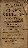 Титульный лист повторного издания «Clavis medicinae duplex» (1767)
