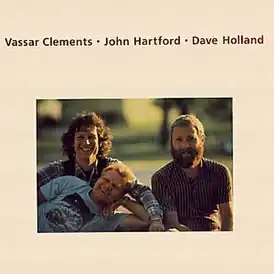 Обложка альбома Джона Хартфорда «Clements, Hartford, Holland» (1984)