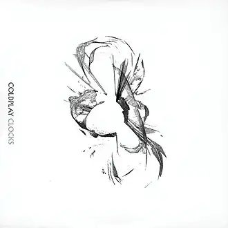 Обложка сингла Coldplay «Clocks» (2002)