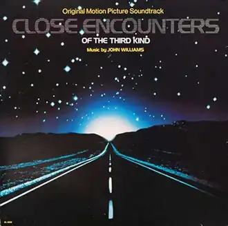 Обложка альбома Джона Уильямса «Close Encounters of the Third Kind (Original Motion Picture Soundtrack)» (1977)