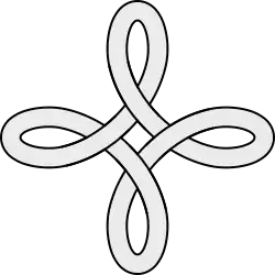 Узел Боуэна (тривиальный узел)