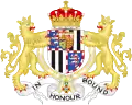 Герб графа Луис Маунтбеттена как кавалера Ордена Изабеллы Католической