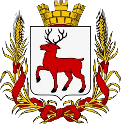 Герб Нижнего Новгорода при геральдической реформе Кёне, 1857 год