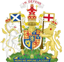 Герб, принятый Вильгельмом II (1694—1702)