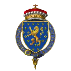 Герб сэра Джона Бомонта, 1-го виконта Бомонта