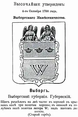 Герб, утверждённый в 1788 году