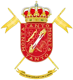 Эмблема 2-й лёгкой бронекавалерийской группы Испанского легиона