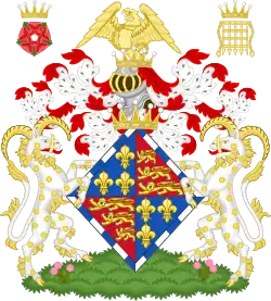 Герб Маргарет Бофорт, графини Ричмонд