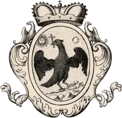 Герб с карты XVII века