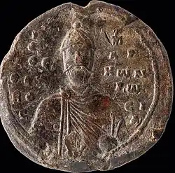 Одна из двух печатей Ярослава Мудрого с одной матрицы, обнаруженных на Украине осенью 2014 г., из частной коллекции